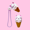 Cute Cat Head Ice Cream Lip Balm Model:C5621-2