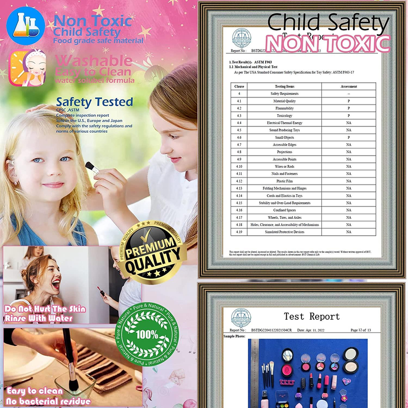 Children's fake makeup set 60010E 