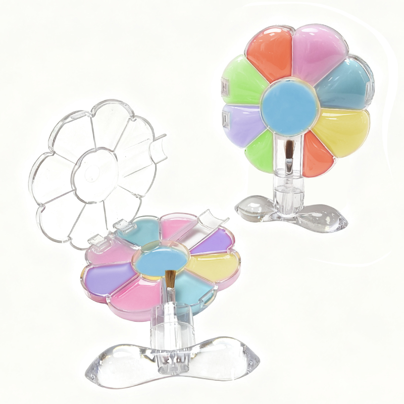 Colorful flower - shaped children's lip gloss Model:C1232