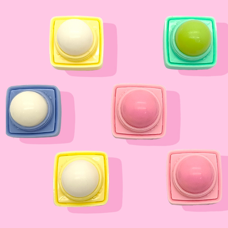 Ice Cube shape fruit lip balm C5448