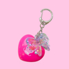 Cute Mini Heart Lip Gloss with Keychain Including Lens Model:C1239