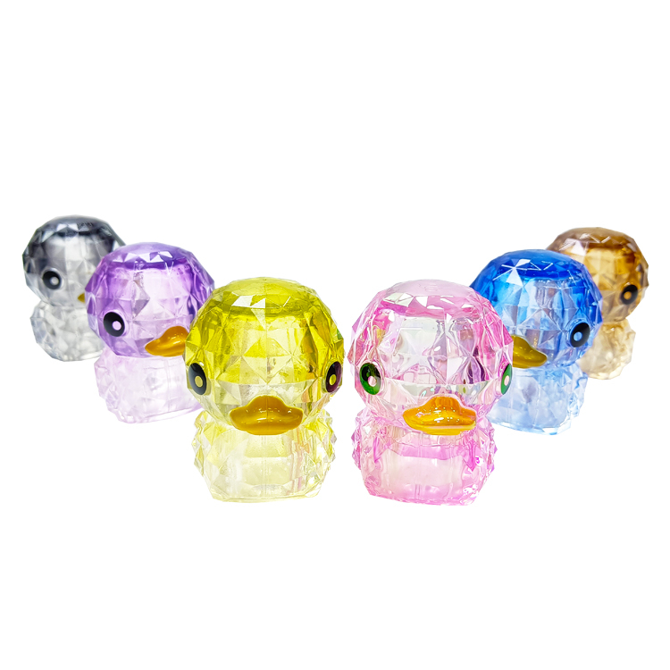 Diamond mini duck animal shape moisturize colorfull lip balm modle C5605