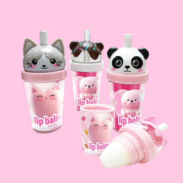 Milk cup shaker shape vagen moisturizing lip balm mode:c5574-6/C5574-7 