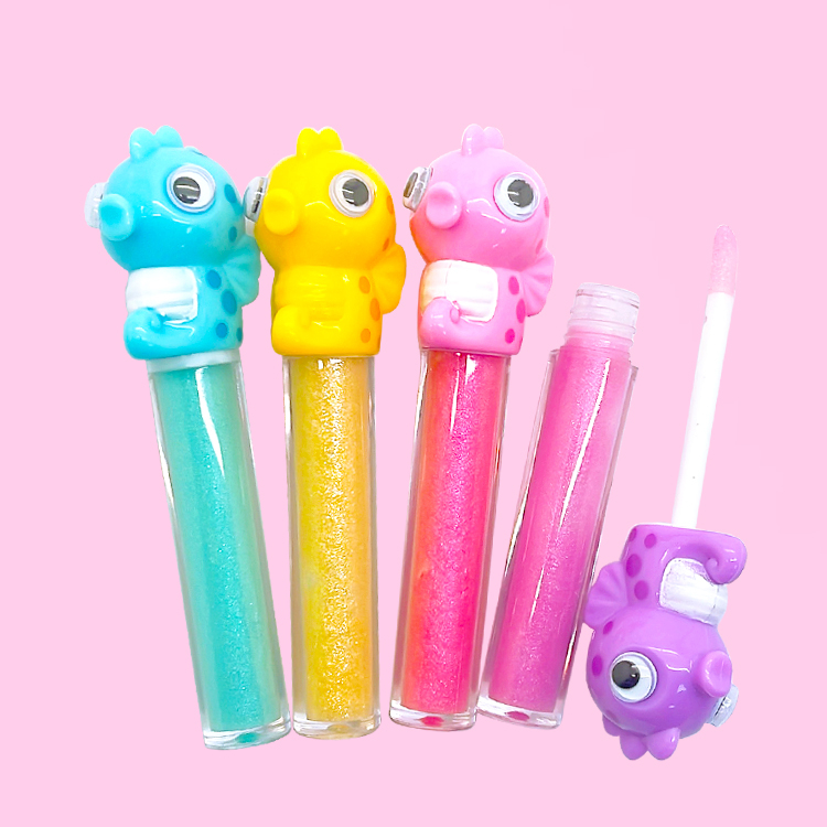 hippocampus shape fruit favoty lip gloss C2071-4