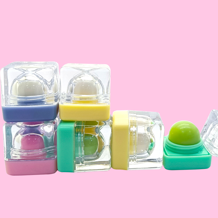 Ice Cube shape fruit lip balm C5448