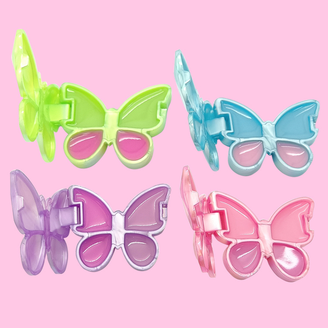 Butterfly Animal shape fruit favoty lip balm c5064