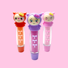 Cute girl shape moisturize colorfull lip balm C2134-15 molde