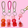 Key Chain rabbit Animal shape Lip glossC2160-1