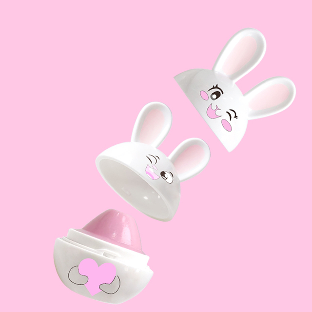 Cute rabbit Animal shape fruit vegan lip balm
