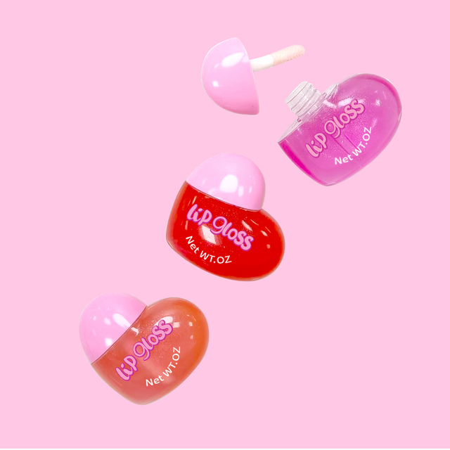 Heart Shape Moisturize Color Love Lip Gloss 3pcs Set