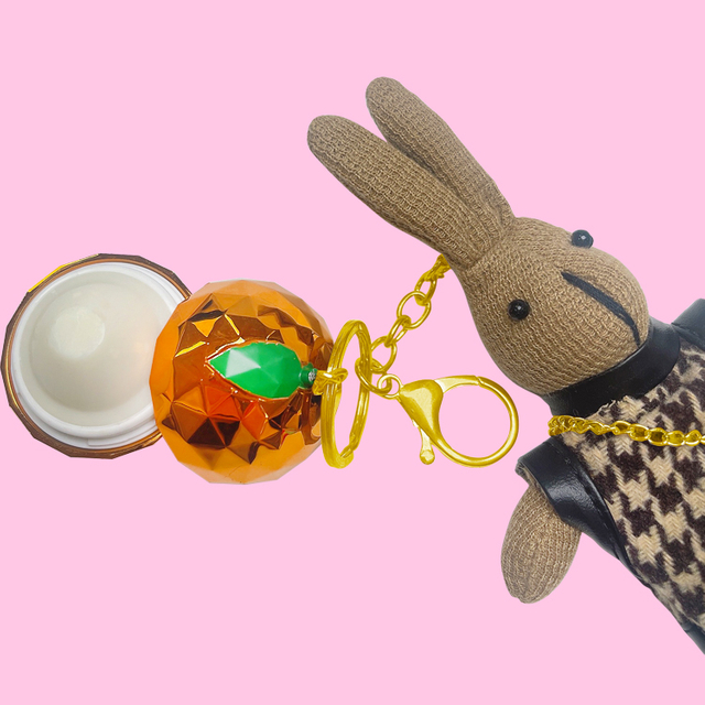  keychain unicorn shape Lip balm C5573