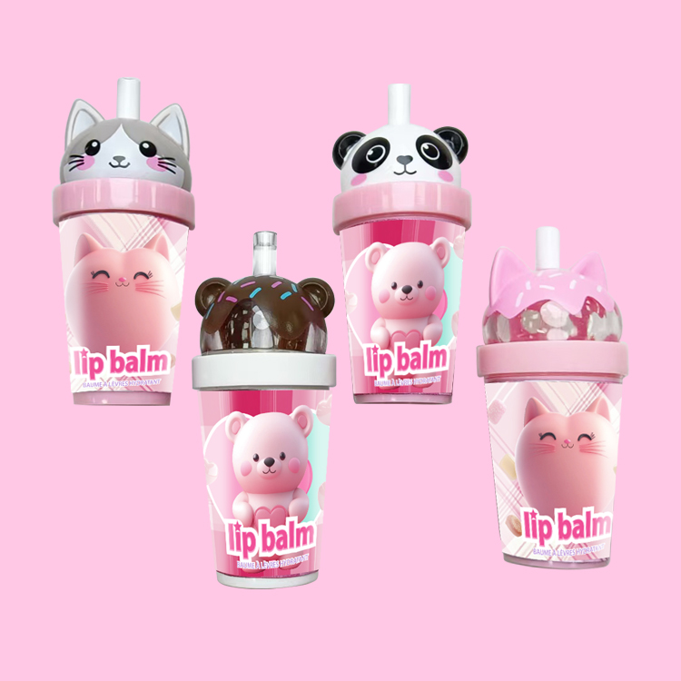 Milk cup shaker shape vagen moisturizing lip balm mode:c5574-6/C5574-7 