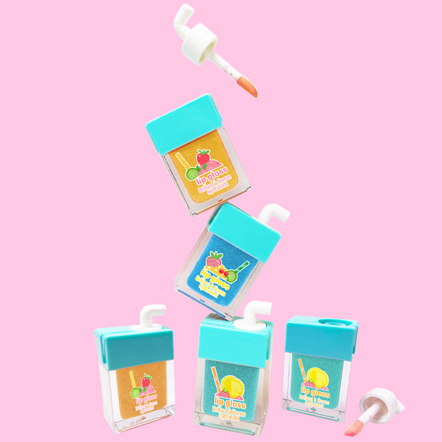 Square straw box lip gloss Mode:C2167 