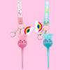 Key Chain Rabbit lip balm C5489
