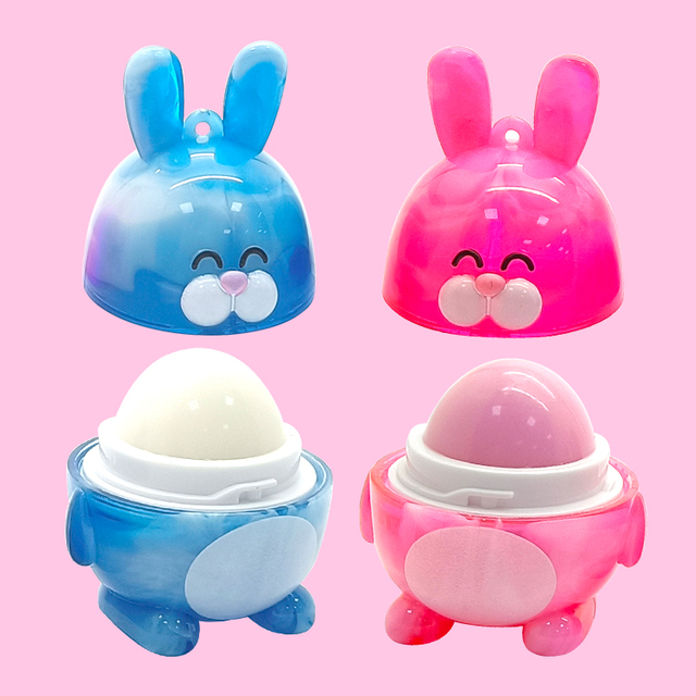 7colors rabbit shape fruit lip balm C5578
